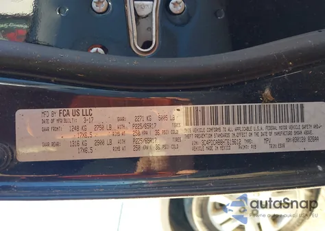 2017 Dodge Journey Se from USA, damaged, VIN 3C4PDCAB8HT619612